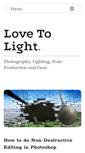 Mobile Screenshot of lovetolight.com